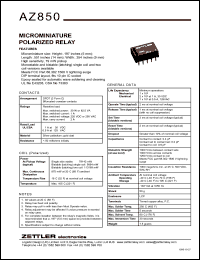 AZ850P1-12 Datasheet