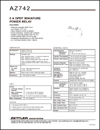 AZ742-2C-36D Datasheet