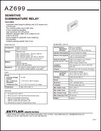 AZ699-1C-48DE Datasheet