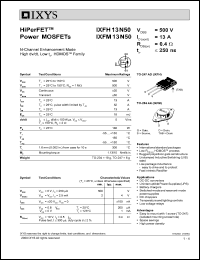 IXFM11N80 Datasheet