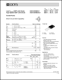 IXSH30N60CD1 Datasheet
