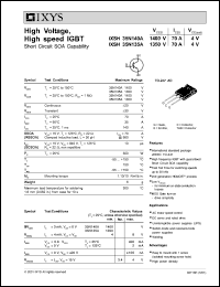 IXSH35N100A Datasheet