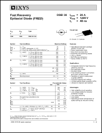 DSEI30 Datasheet