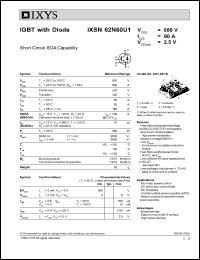 IXSN62N60U1 Datasheet