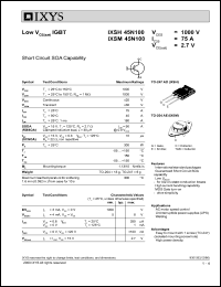 IXSM45N100 Datasheet
