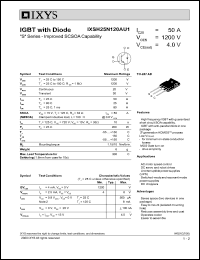 IXSH25N120AU1 Datasheet