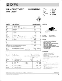 IXGN32N60BU1 Datasheet
