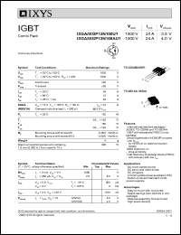 IXGP12N100U1 Datasheet