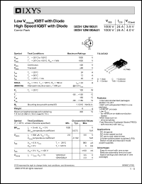 IXGH12N100U1 Datasheet