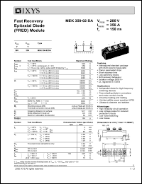 MEK350-02DA Datasheet