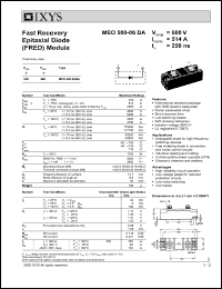 MEO500-06DA Datasheet