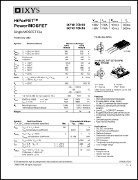 IXFN170N10 Datasheet