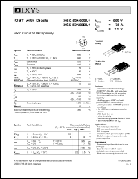 IXSX50N60BU1 Datasheet