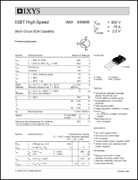 IXSH50N60B Datasheet