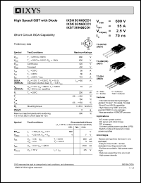 IXST30N60CD1 Datasheet