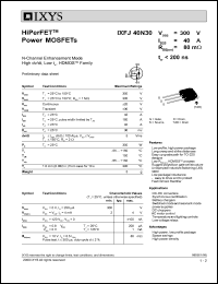 IXFJ40N30 Datasheet