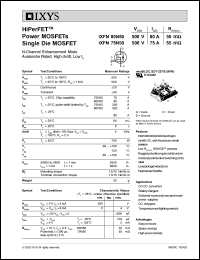 IXFN73N30 Datasheet