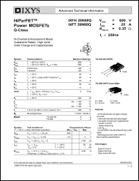 IXFN20N60Q Datasheet