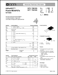 IXFT75N10Q Datasheet