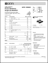 IXFH180N20 Datasheet