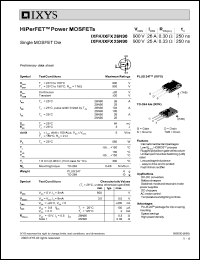 IXFX25N90 Datasheet