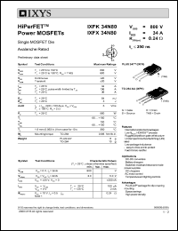 IXFX34N80 Datasheet