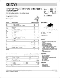 IXFR180N06 Datasheet