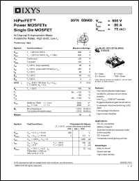 IXFN60N60 Datasheet