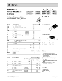 IXFH32N50Q Datasheet