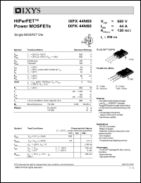 IXFX44N50F Datasheet