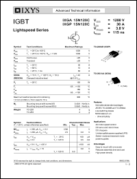 IXGA15N100C Datasheet