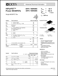 IXFX180N85 Datasheet