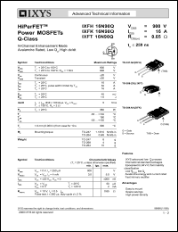 IXFK16N90Q Datasheet