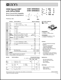 IXSN50N60BD3 Datasheet