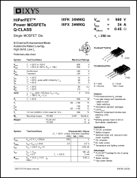 IXFX24N90Q Datasheet