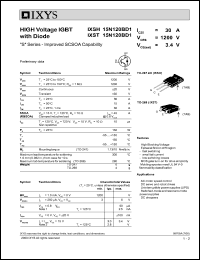 IXSH15N120B Datasheet