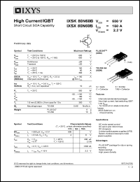 IXSK80N60B Datasheet