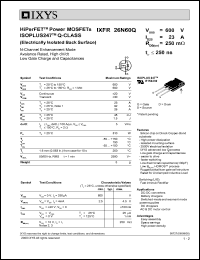 IXFR26N60Q Datasheet