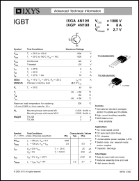 IXGA4N100 Datasheet