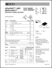 IXGR39N60BD1 Datasheet