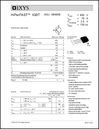 IXGJ50N60B Datasheet