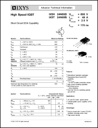 IXST24N60B Datasheet
