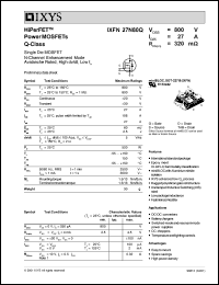 IXFN27N80Q Datasheet