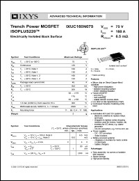 IXUC160N075 Datasheet