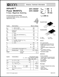 IXFX55N50F Datasheet