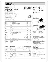 IXFX73N30Q Datasheet