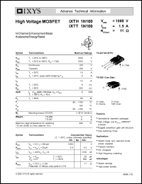 IXTT11P50 Datasheet