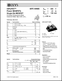 IXFE44N50Q Datasheet