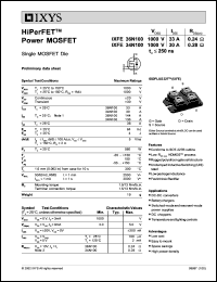 IXFE36N100 Datasheet