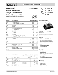 IXFE39N90 Datasheet